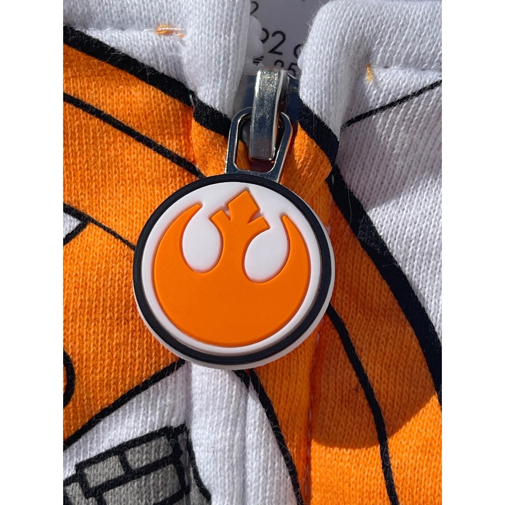 Disney Store Star Wars BB-8 D-O Droid Kids Sweatshirt Children Hoodie Zip Up NEW - Picture 5 of 5